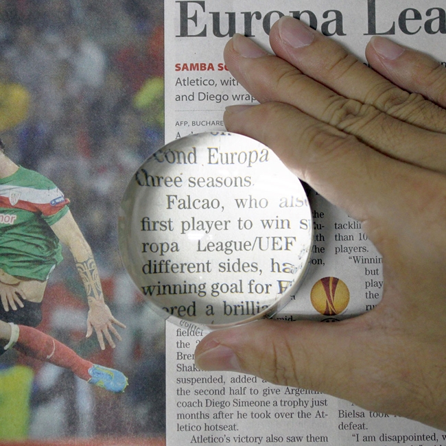 Hamlet 台灣製壓克力文鎮型放大鏡-4