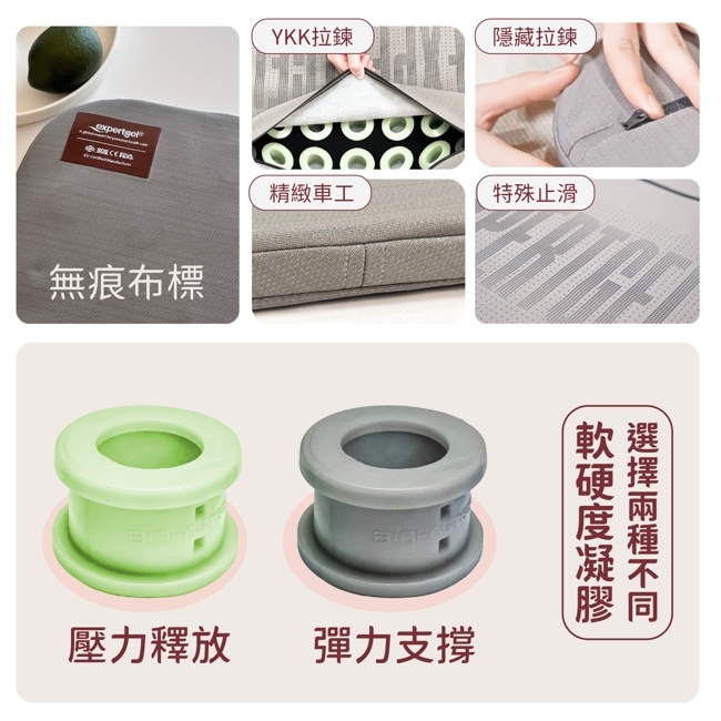 動態獨立筒凝膠坐墊-4