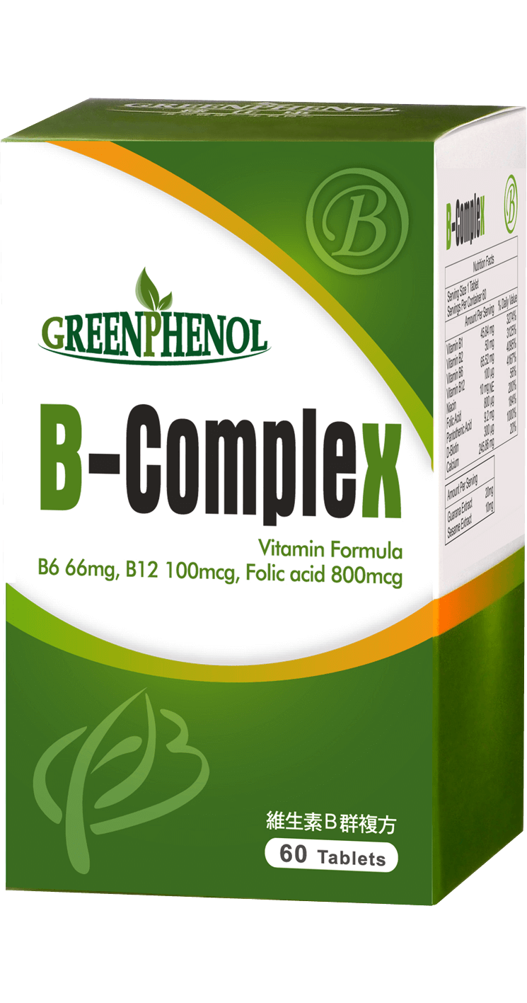 綠佳康維生素B群複方膜衣錠 B-Complex